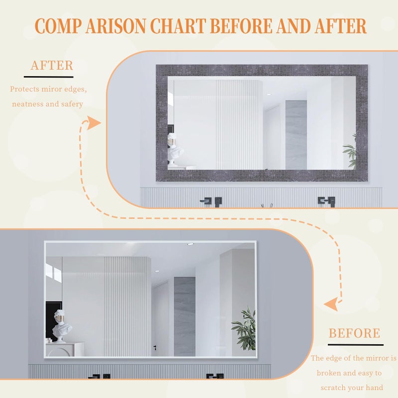 MULLSAN 10Meters Gray Wood Wallpaper Border Peel & Stick Wall Covering Kitchen Bathroom Bedroom Tiles Decor Sticker - Image 2